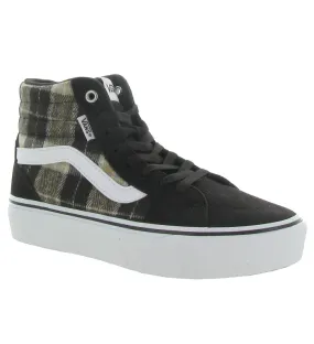 baskets et sneakers - Montante - femme - Toile Jean - Vert - Vans