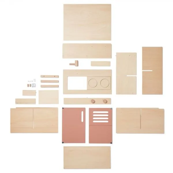 Cuisine enfant en bois Mario Tuscany Rose