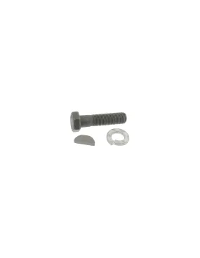 kit vis de lame avec rondelle frein + clavette 1/2 lune. vis ø: 9,5 x 38mm.