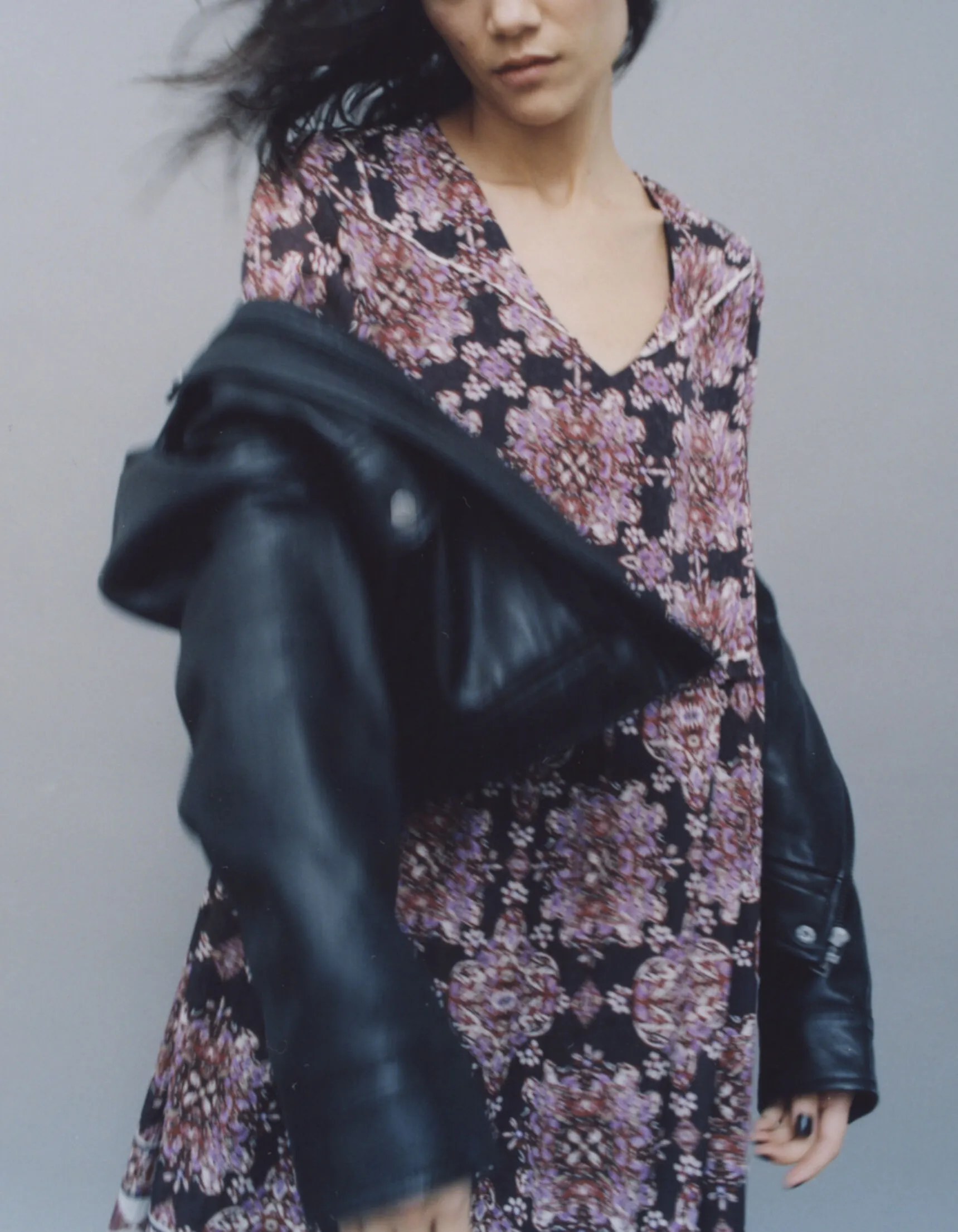 Robe courte imprimé bohème femme
