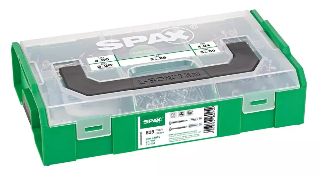 Vis à bois aggloméré : Box vis pour meuble 625 pieces